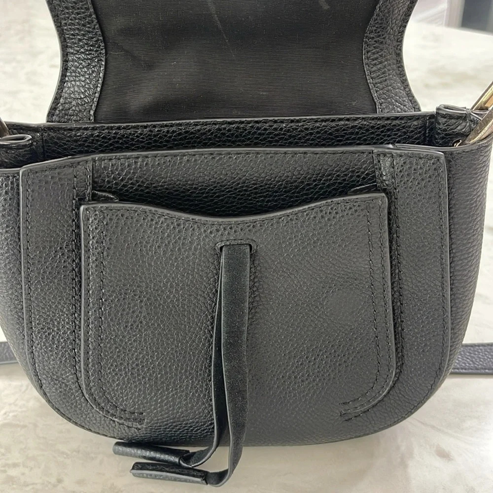 MARC JACOBS Maverick Saddle black 
Leather Bag crossbody - Picture 4 of 17